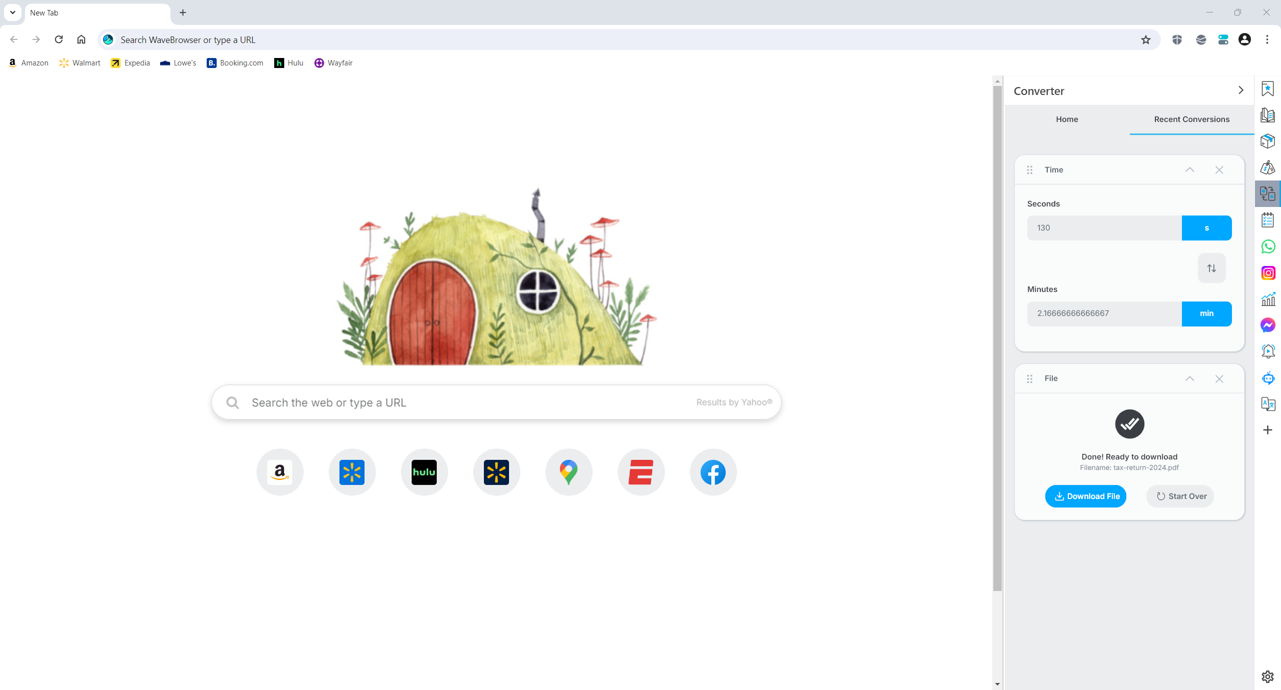 Wave Browser - Efficient, Intuitive and Personal Web Browser